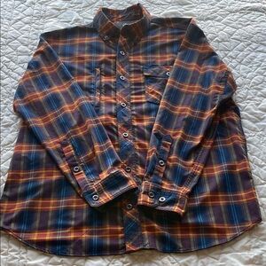 Men's Multicolor Plaid Flannel Casual Shirt